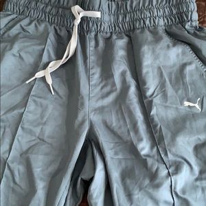 Gray Puma jogging pants